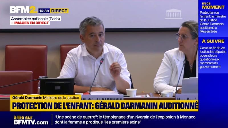 Darmanin s'agace face aux critiques sur la protection des enfants