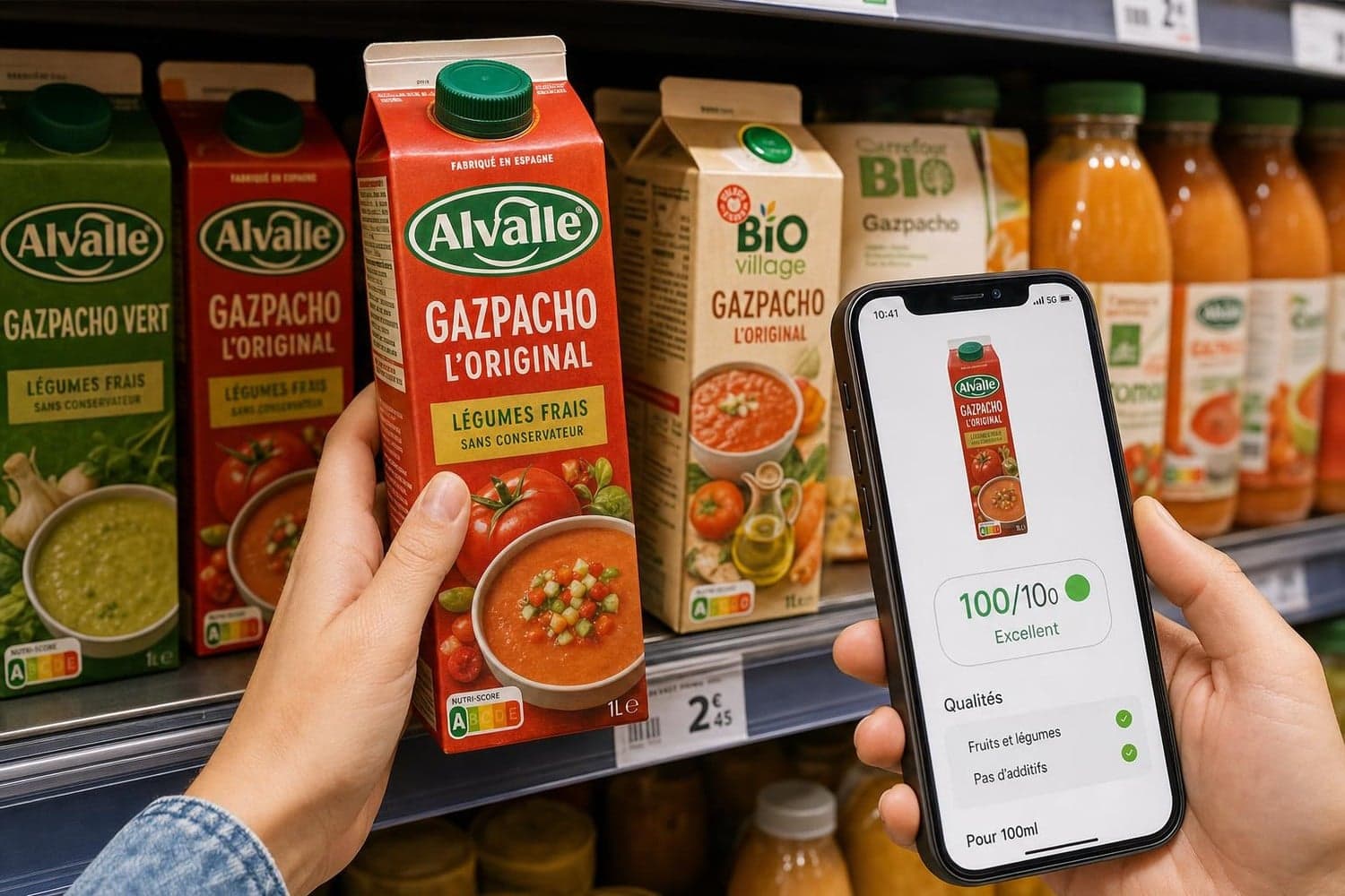 Ce gaspacho de supermarché est noté 100/100 sur Yuka